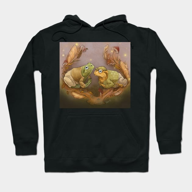 Frog and Toad are Lovers Hoodie by Sierra Snipes Studio